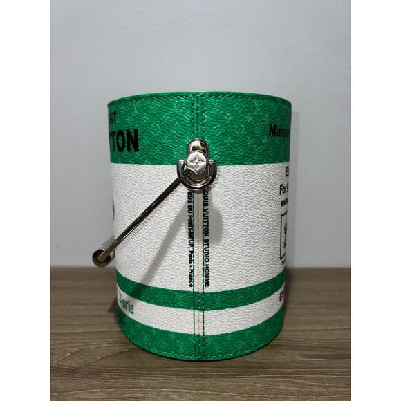 Louis Vuitton Green LV Paint Can Monogram Top Handle Shoulder Crossbody Bag - Picture 7 of 14